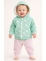 Conjunto Infantil Menina Moletom Peluciado com Capuz Poá