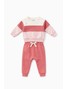 Conjunto Infantil Menina Moletom Peluciado Recortes Blush