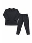 Conjunto Infantil Unissex Térmico Preto