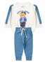 Conjunto Infantil Menino Moletom Peluciado Little Bear