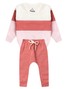 Conjunto Infantil Menina Moletom Peluciado Recortes Blush