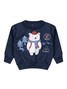 Conjunto Infantil Menino Moletom Peluciado Urso Polar
