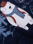Conjunto Infantil Menino Moletom Peluciado Urso Polar