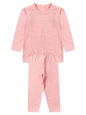 Conjunto Infantil Menina Térmico Rosa