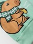Conjunto Infantil Menino Moletom Peluciado Capivara