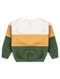 Conjunto Infantil Menino Moletom Peluciado Tricolor Verde