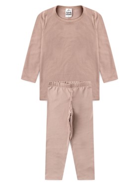 Conjunto Infantil Unissex Térmico Nude