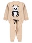 Conjunto Infantil Menino Moletom Peluciado Panda