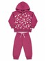 Conjunto Infantil Menina Moletom Peluciado com Capuz Abelhas
