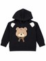 Conjunto Infantil Menino Moletom Peluciado com Capuz Urso