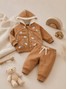 Conjunto Infantil Menino Moletom Peluciado com Capuz Ursinhos
