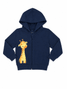 Conjunto Infantil Menino Moletom Peluciado com Capuz  Girafa