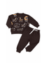 Conjunto Infantil Menino Moletom Peluciado Bichos
