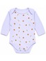 Conjunto Body Bebê Menina Suedine Borboletas
