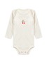 Kit Body Bebê Menina Suedine Cereja