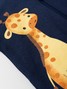 Conjunto Infantil Menino Moletom Peluciado com Capuz  Girafa