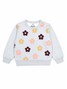 Conjunto Infantil Menina Moletom Peluciado Flores Coloridas