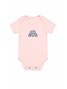 Kit Body Bebê Menina Suedine Arco-íris