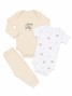Conjunto Body Bebê Menina Suedine Love