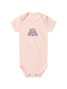 Kit Body Bebê Menina Suedine Arco-íris