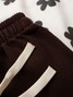 Conjunto Infantil Menina Moletom Peluciado Flores