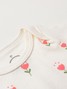 Conjunto Body Bebê Menina Suedine Tulipas