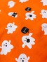 Conjunto Jardineira Bebê Unissex Suedine Halloween Fantasmas