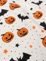 Conjunto Jardineira Bebê Unissex Suedine Halloween Abóbora