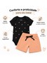 Conjunto Bebê Menino Body e Bermuda Moletinho Pegadas