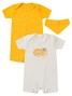 Kit Macacão Bebê Menino Suedine Leão