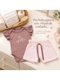 Conjunto Bebê Menina Body e Shorts Moletinho Borboletas