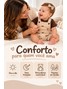 Conjunto Jardineira Bebê Menina Suedine Lacinhos
