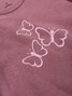 Conjunto Bebê Menina Body e Shorts Moletinho Borboletas