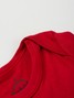 Conjunto Jardineira Bebê Unissex  Suedine Natal Papai Noel