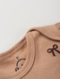 Conjunto Bebê Menina Body e Shorts Moletinho Laços