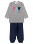 Conjunto Infantil Menina Moletom Peluciado Forever