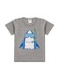 Conjunto Infantil Menino Camiseta Bermuda Tubarão