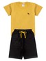 Conjunto Infantil Menino Lobo Amarelo