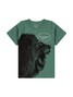 Conjunto Infantil Menino Camiseta Bermuda Leão