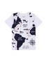 Conjunto Infantil Menino Camiseta Bermuda Mapa