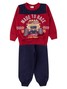 Conjunto Infantil Menino Moletom Careca Off Road Preto