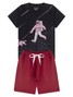 Conjunto Infantil Menino Camiseta Bermuda Astronauta