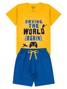 Conjunto Infantil Menino Camiseta Bermuda World