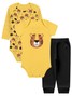 Kit Body Bebê Menino Suedine Tigre