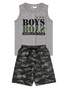 Conjunto Infantil Menino Regata Bermuda Tactel Boys