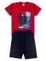 Conjunto  Infantil Menino Camiseta Bermuda Urso