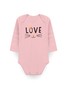 Kit Body Bebê Menina Suedine Love