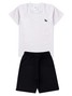 Conjunto Infantil Menino Lobo Branco