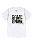 Conjunto Infantil Menino Camiseta Bermuda Game Branca