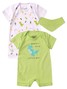Kit Macacão Bebê Menino Suedine Dino  Baby